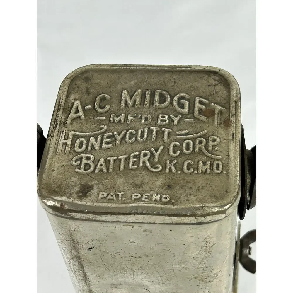 Vintage Honeycutt A-C Midget Railroad Inspection Lantern Light
